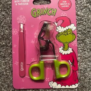 Dr. Seuss Grinch Lash Curler & Tweezer Set - Pink and Green